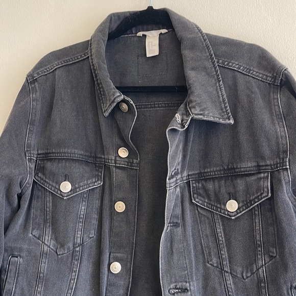 H&M Oversized Denim Jacket | Size US 12 - Picture 7 of 9